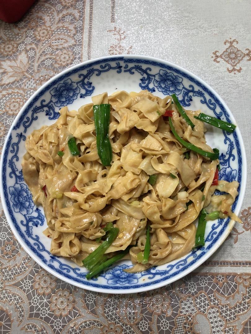 好吃下饭的炒豆皮