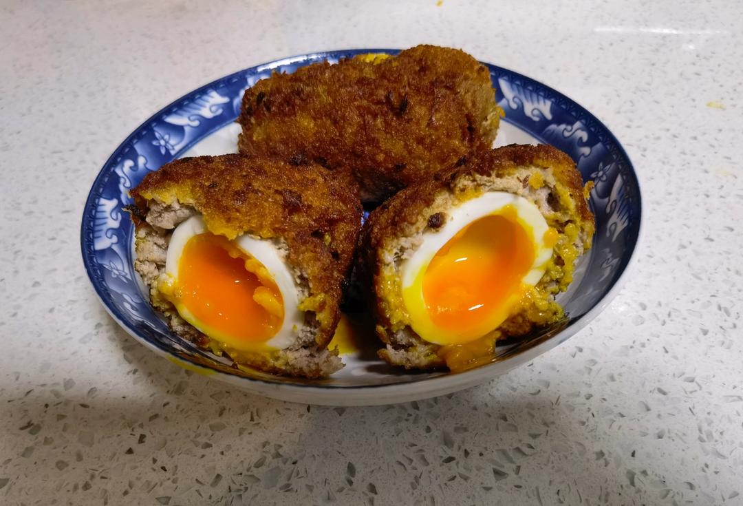 颜值爆表的流心苏格兰蛋