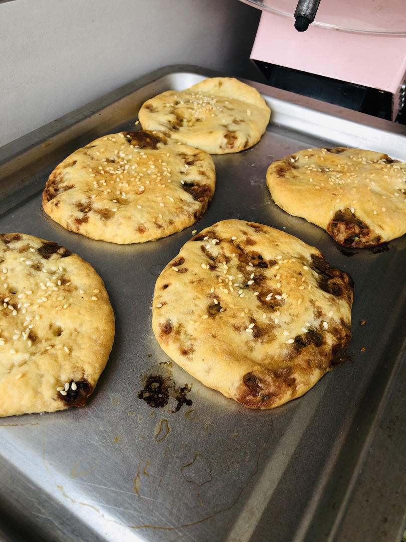 又香又脆的鲜肉光饼（烤箱版烧饼）