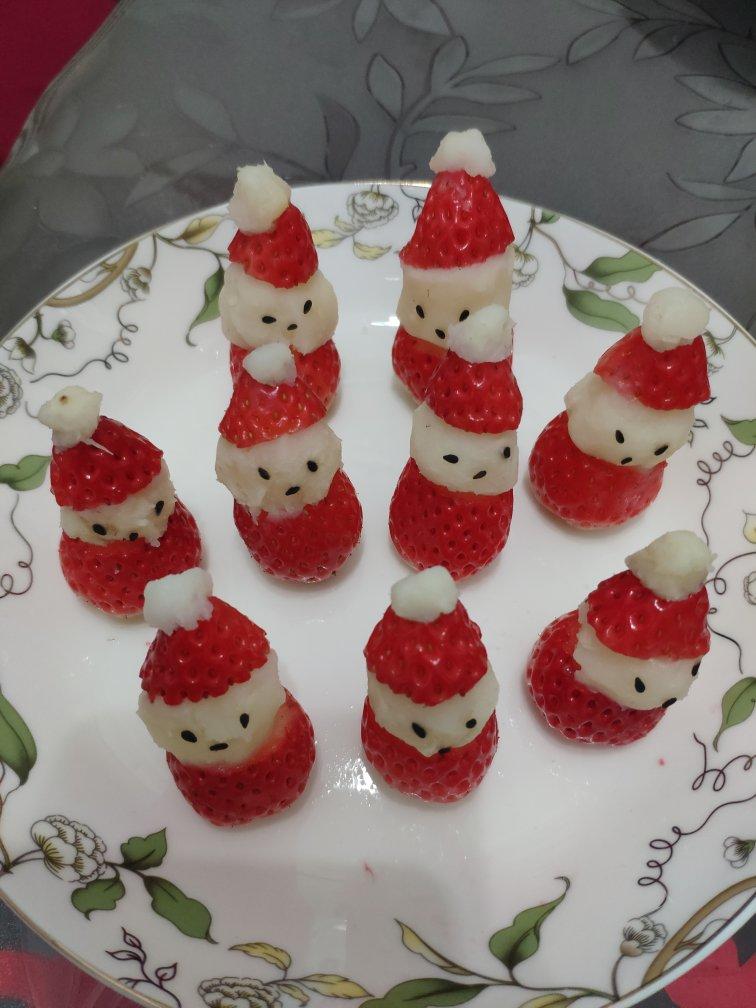 草莓山药圣诞老人