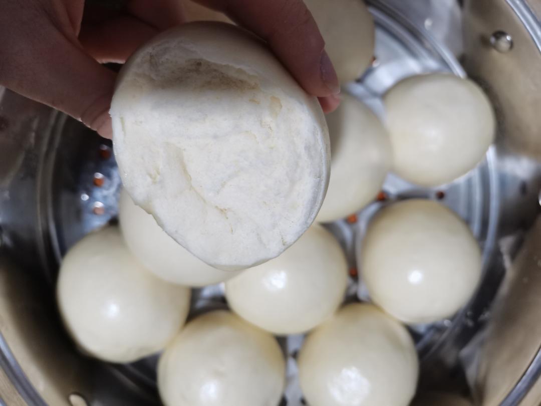 山东呛面馒头～一层一层的剥开，享受纯手工的美味