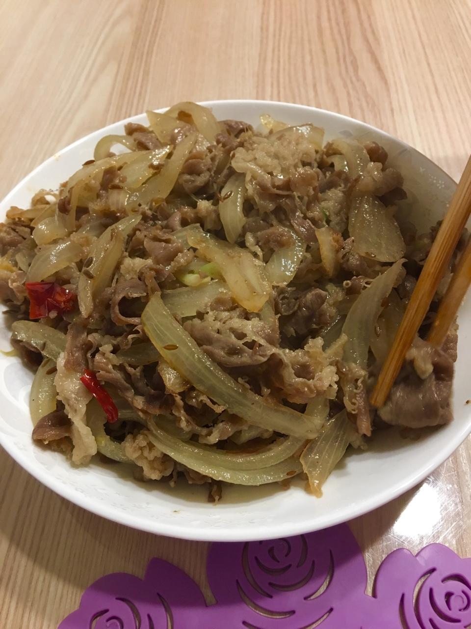 孜然羊肉片