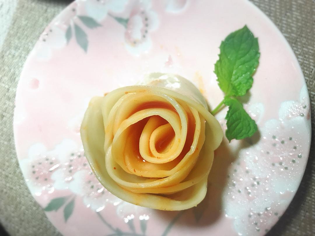 玫瑰花饺子