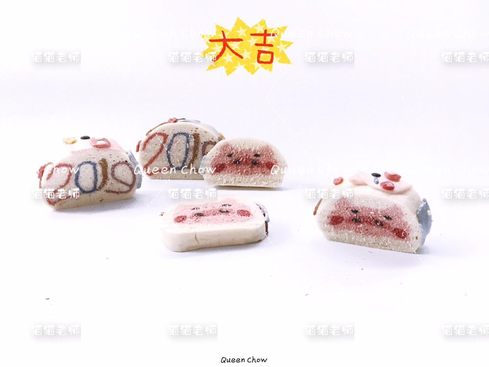 【双面插画馒头】猪猪&2019，有内涵的馒头