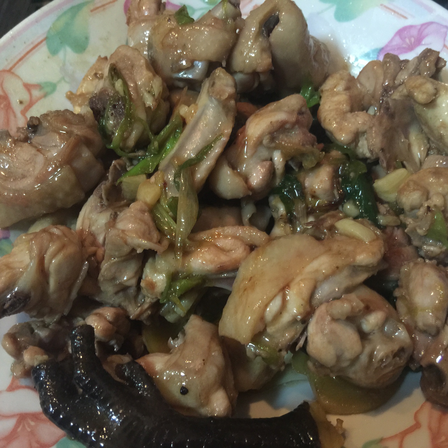 姜葱炒鸡