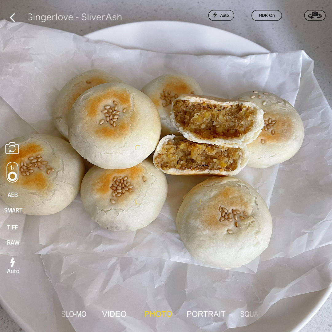 又香又酥的板栗肉松饼，吃一口就放不下啦！