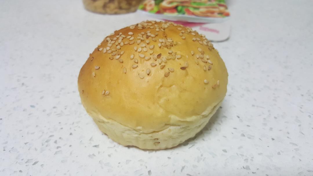 柔软的汉堡胚