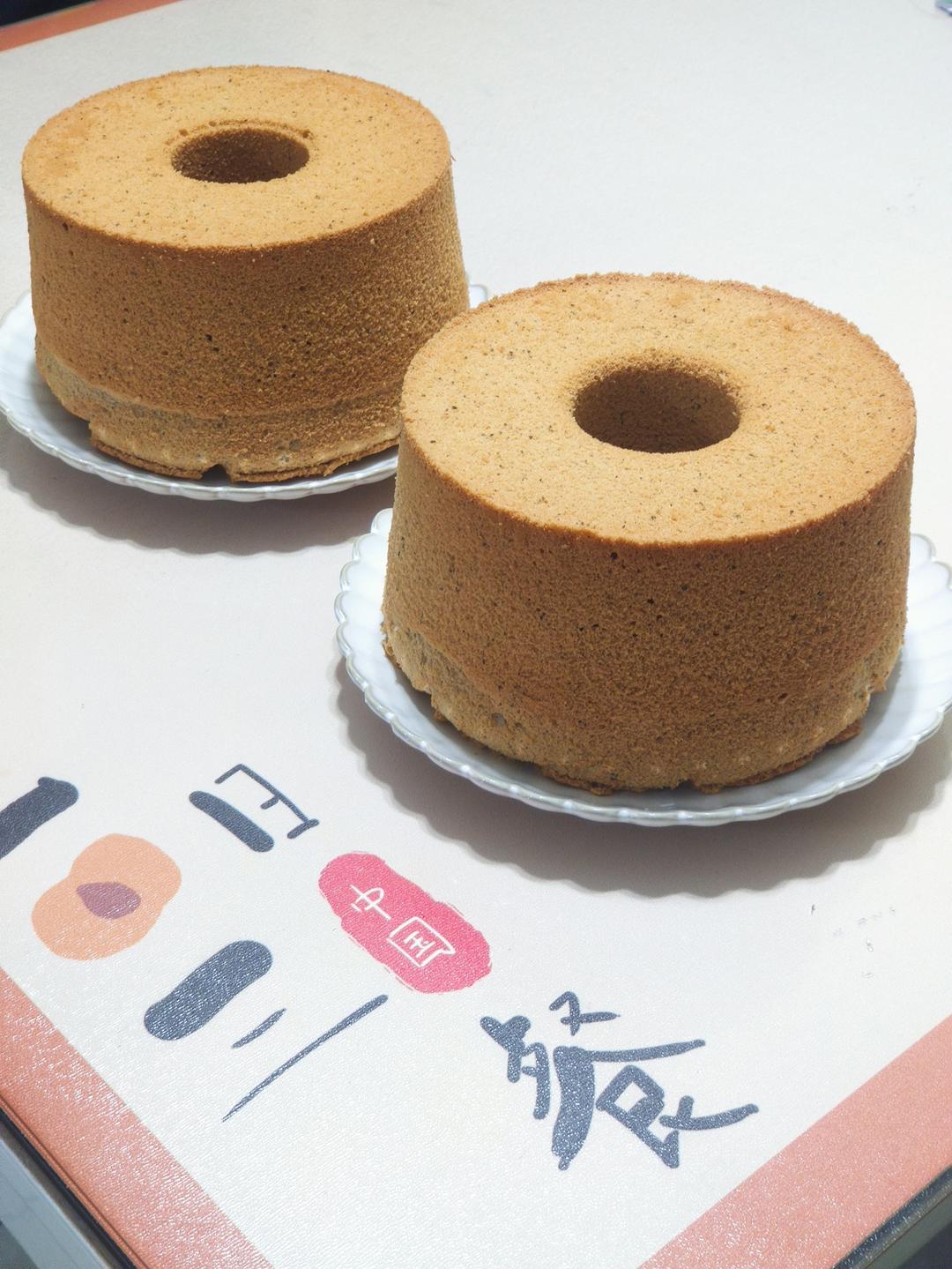 红茶焦糖戚风(中空模)
