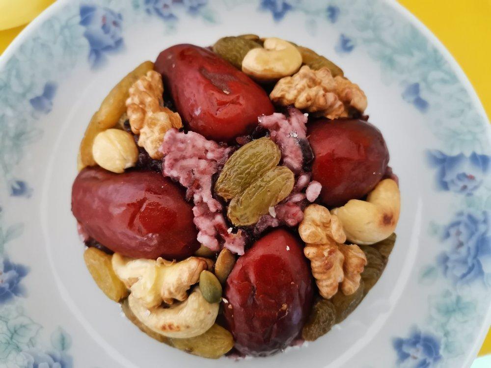 东篱饮醉做的猪油夹沙八宝饭古法蒸糯米