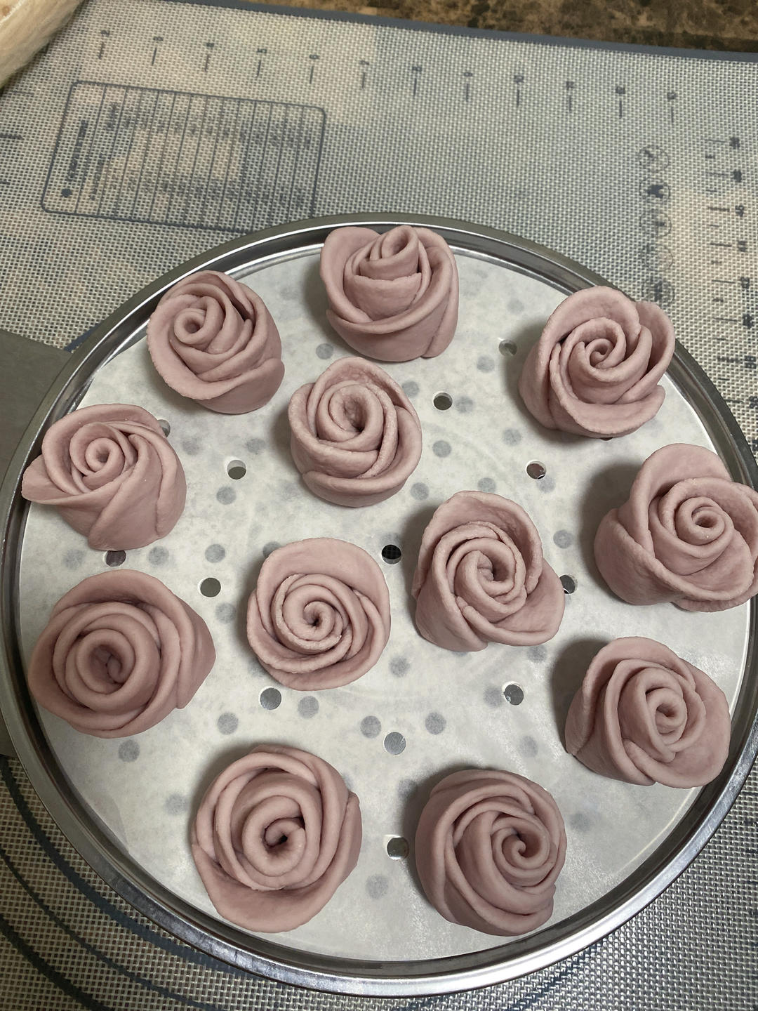 玫瑰花馒头