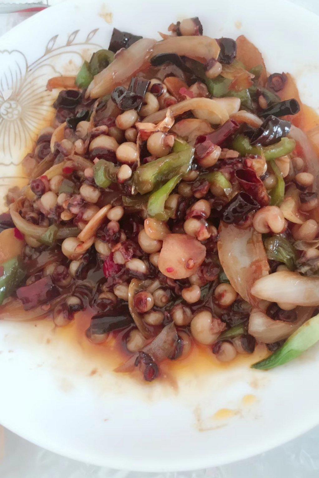 手机用户0636_p2lr做的辣炒海灵菇(延边做法)