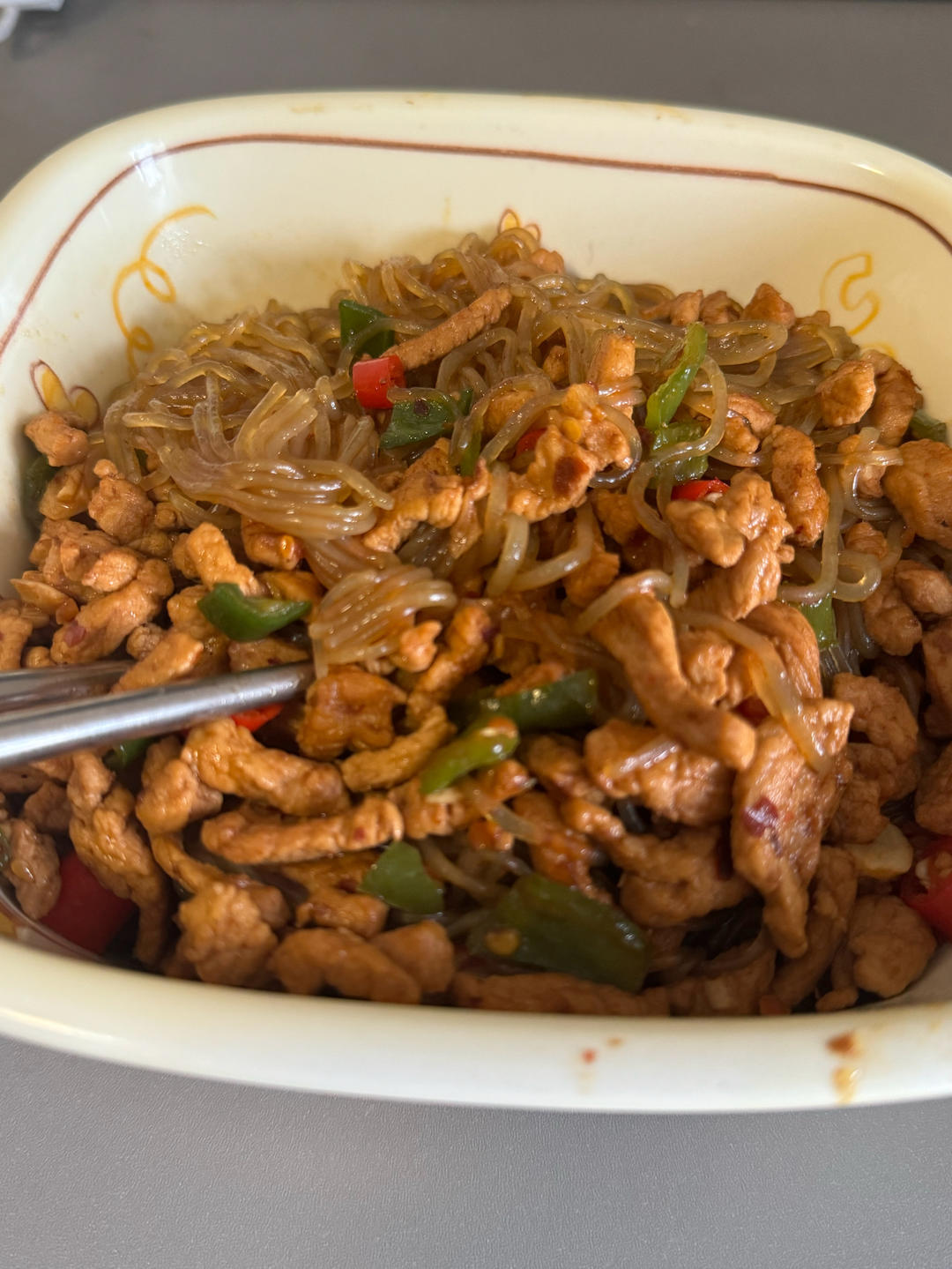 蚂蚁上树——肉沫粉条