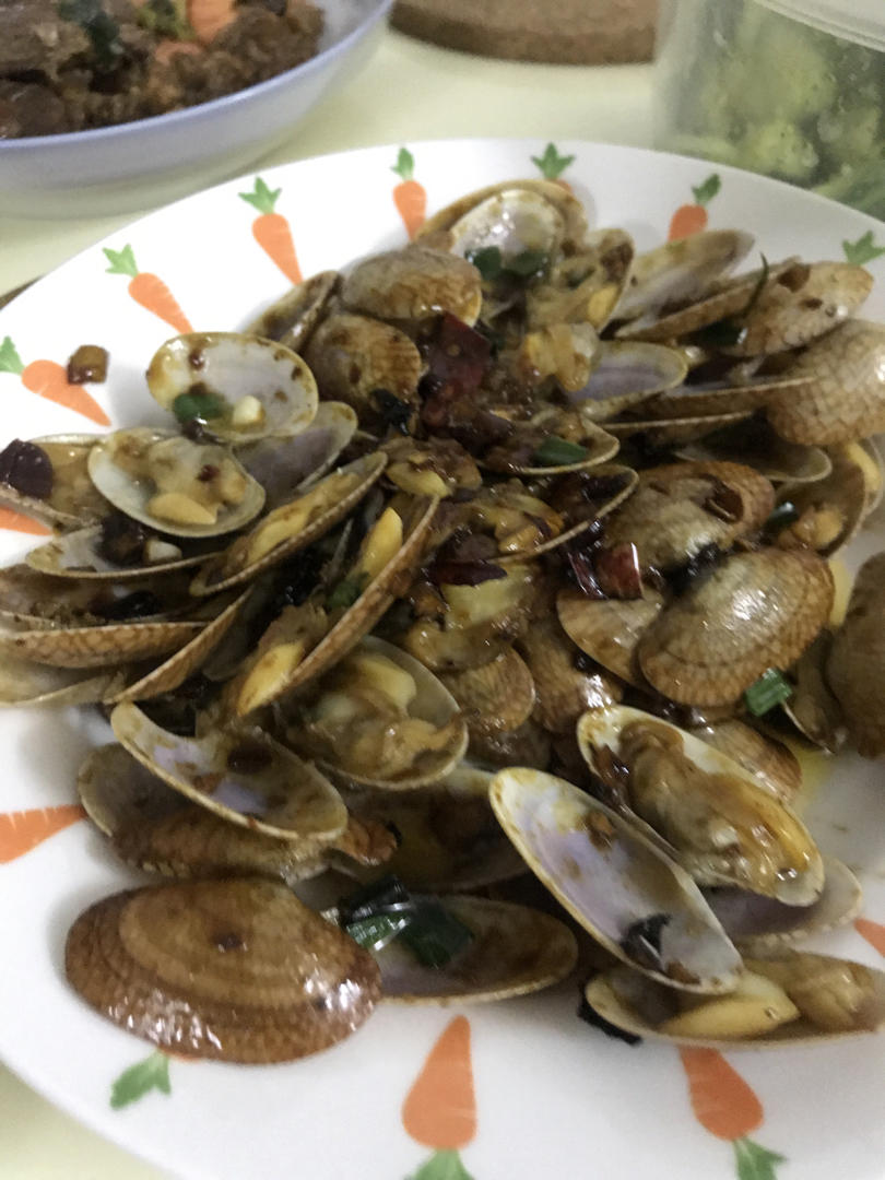 爆炒花甲