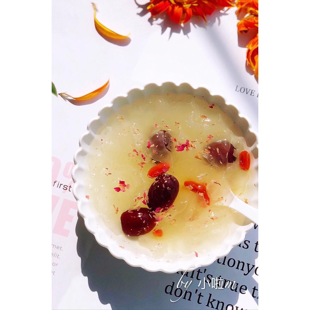 盛世美颜~冰糖玫瑰鲜银耳羹