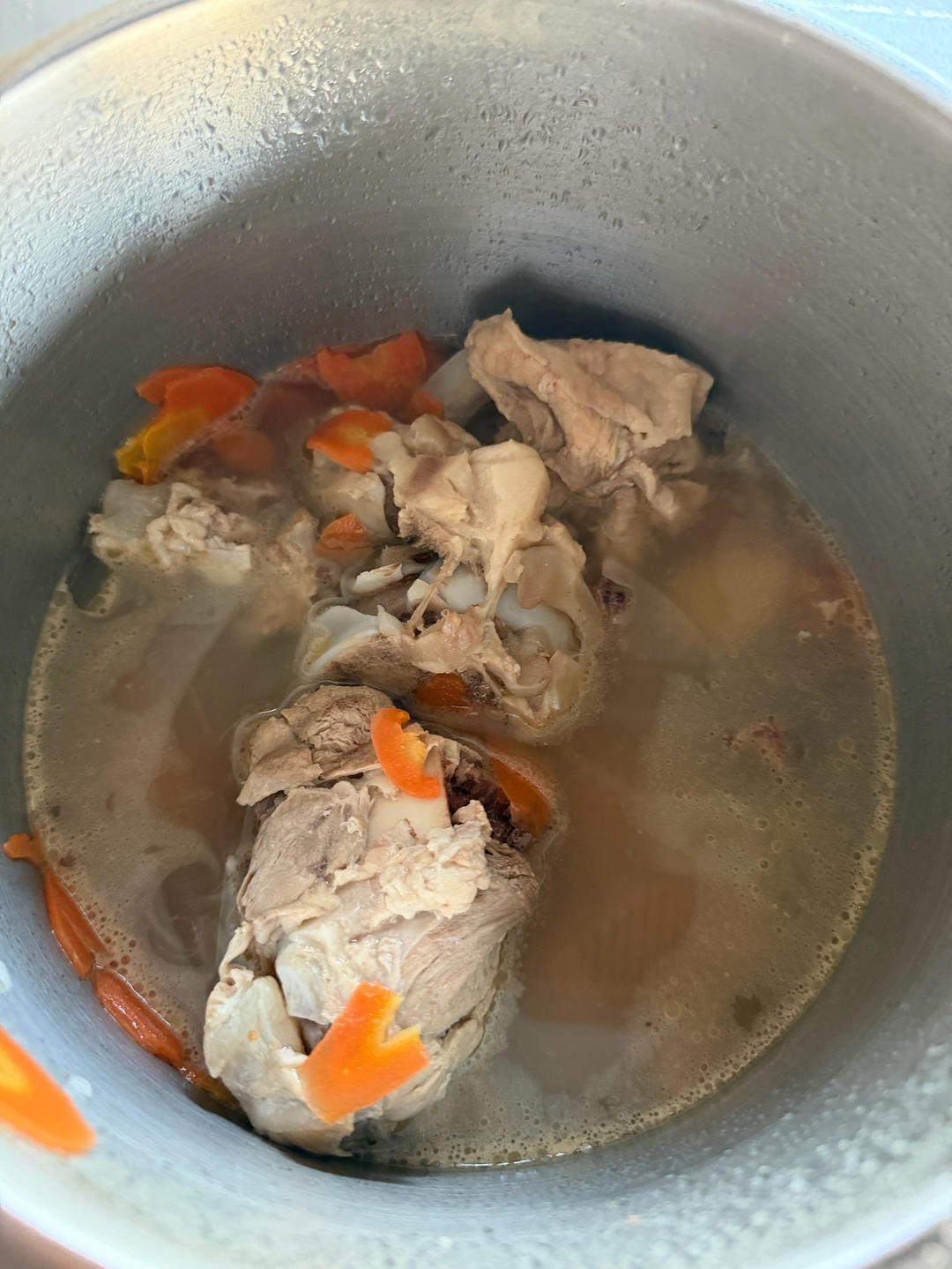 立秋的第一碗筒子骨头汤