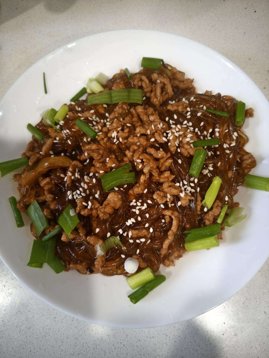 蚂蚁上树(肉末炒粉丝)超下饭‼️十分钟搞定