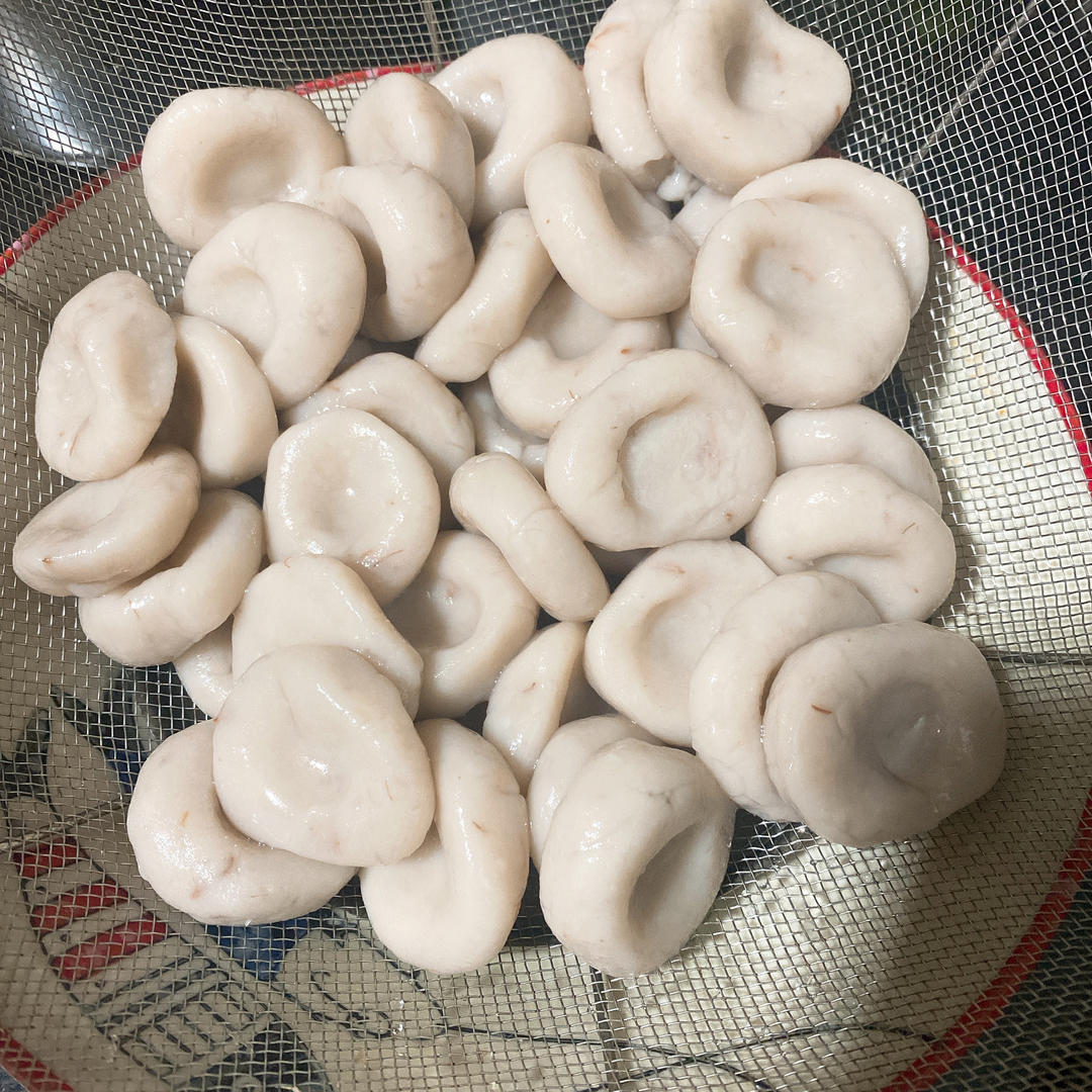 自制美味Q弹的香芋算盘子&香芋小丸子&芋头窝窝