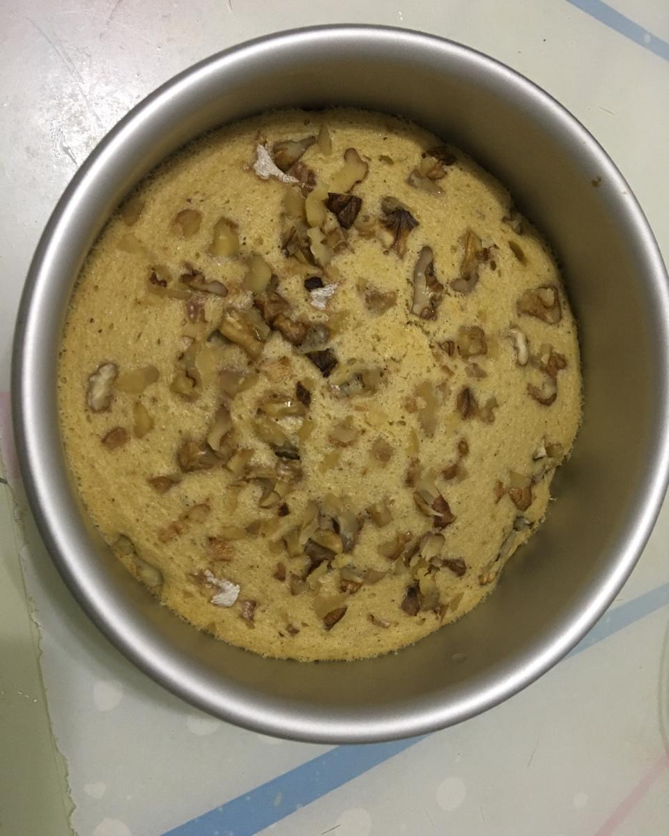 红糖枣泥核桃蛋糕