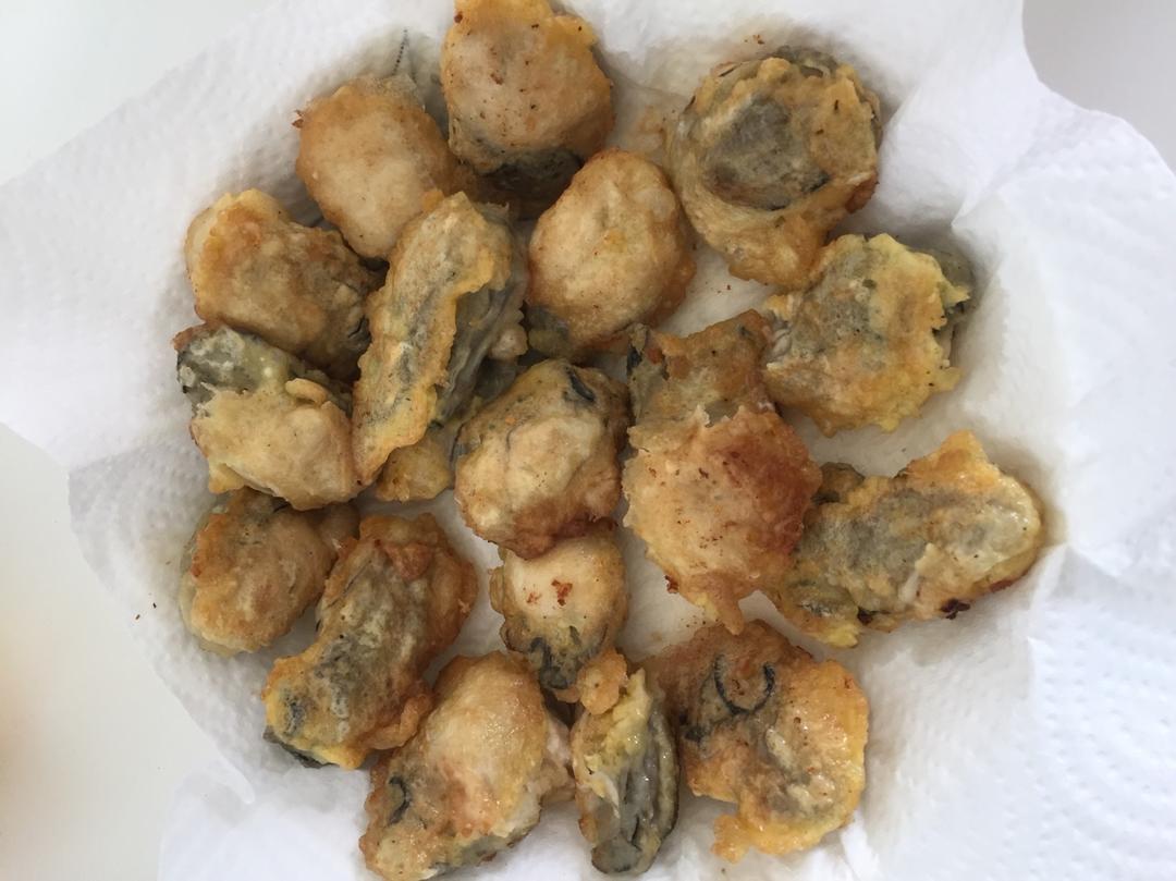 蛋煎海蛎子（快手菜）