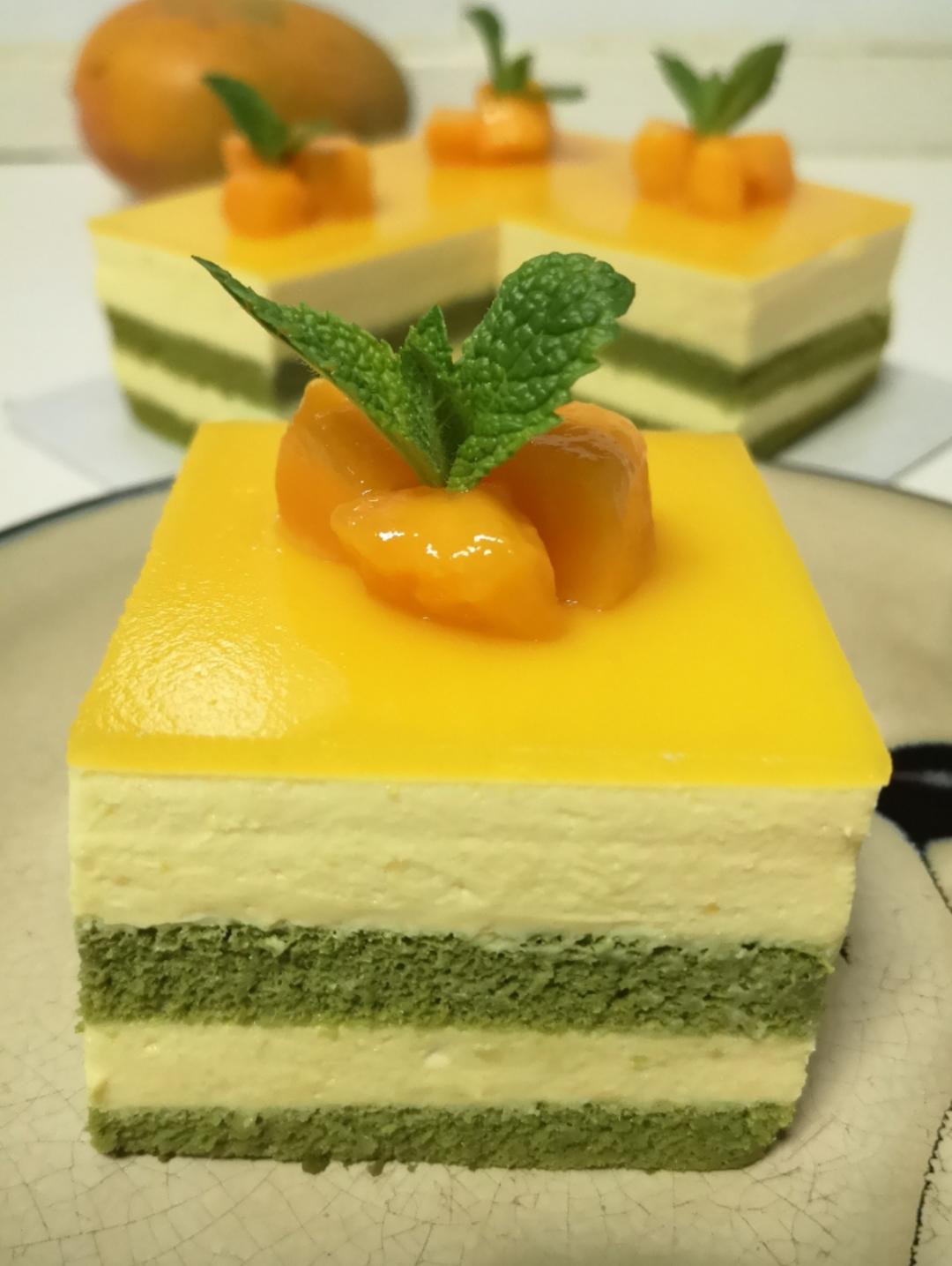 高颜值❗️芒果芝士斑斓慕斯｜有颜有料！超好吃🔥
