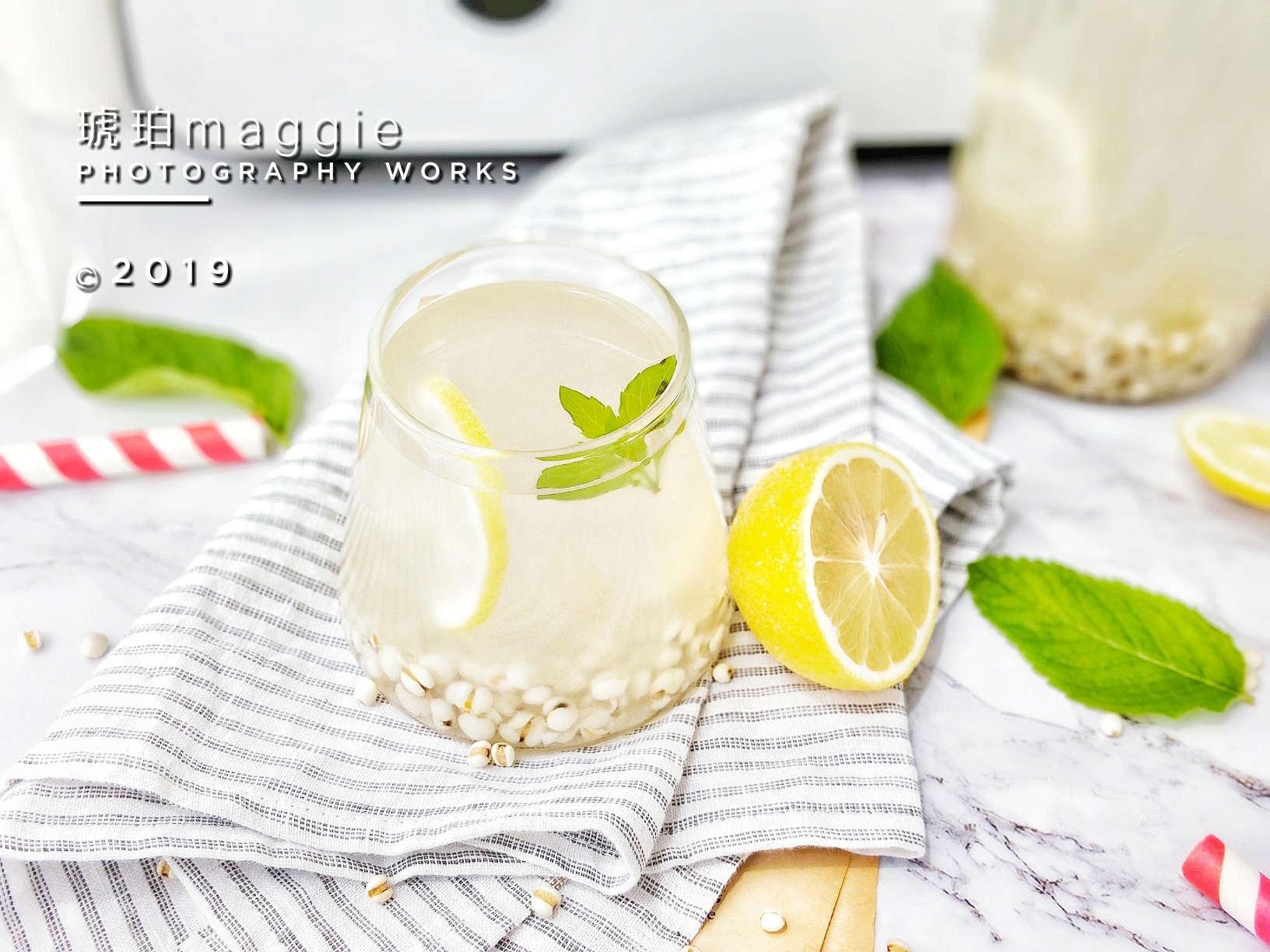 祛湿美白薏米柠檬水【Gölongele多功能料理机】的做法