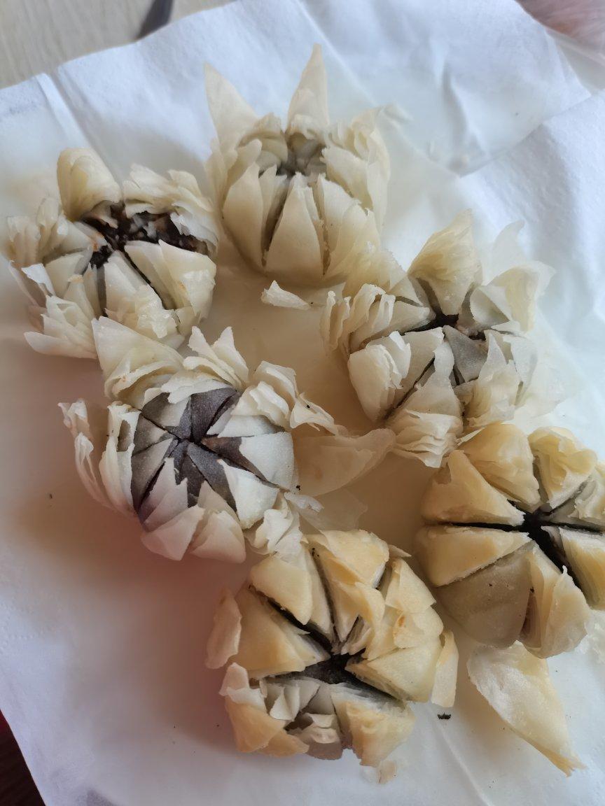 【荷花酥】没有烤箱，也能做出以假乱真的点心！