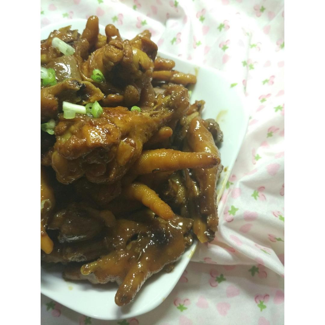 香辣烧鸡爪