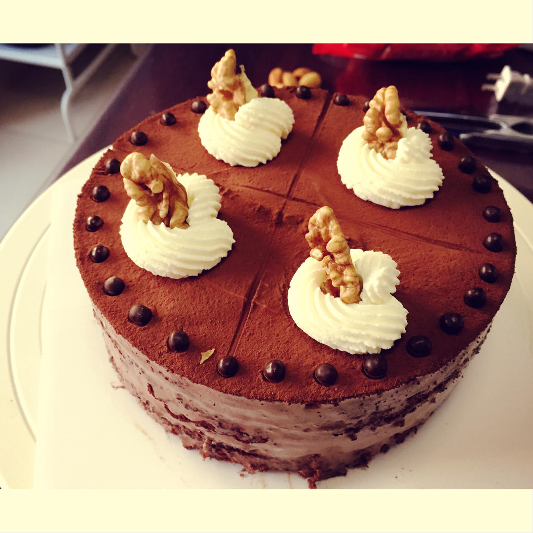 巧克力方形慕斯蛋糕