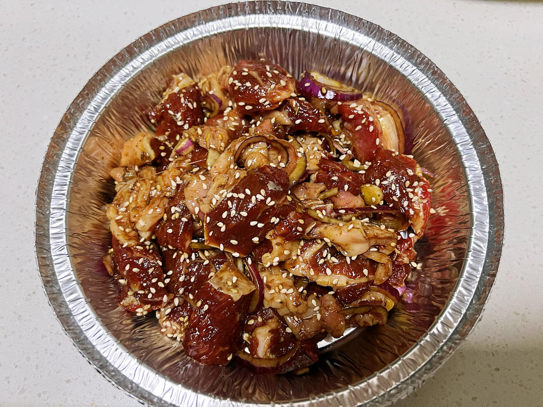 空气炸锅版~孜然羊肉