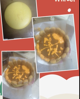 6寸原味戚风蛋糕