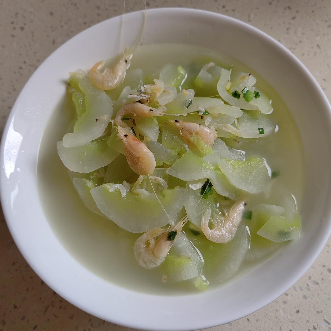 老黄瓜虾皮汤