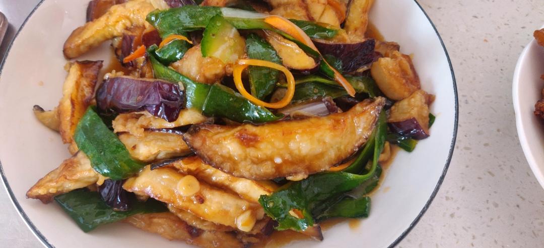 鱼香茄条简易版