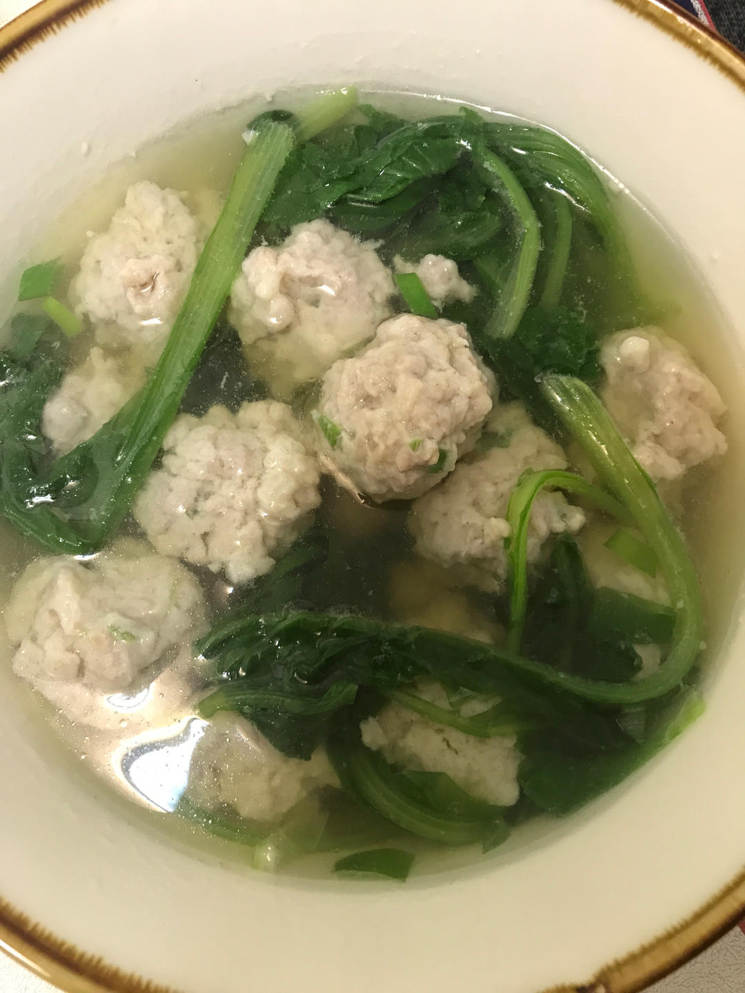 家常版牛肉丸子汤