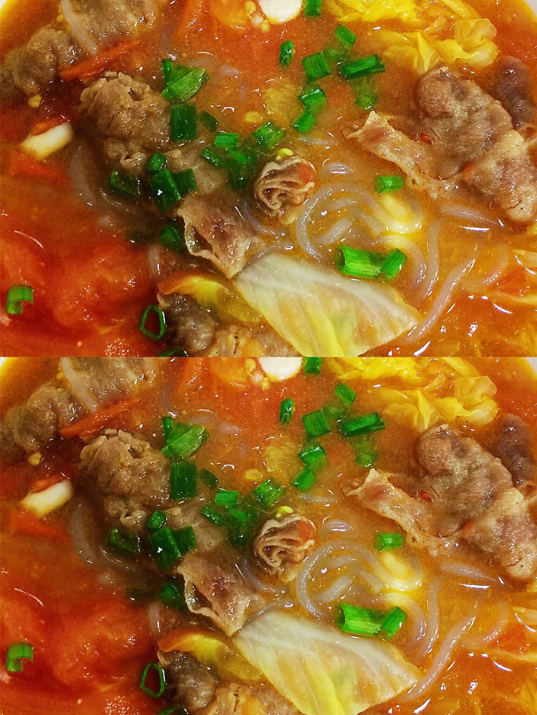 番茄肥牛粉丝汤 | 出乎意料的好吃的做法