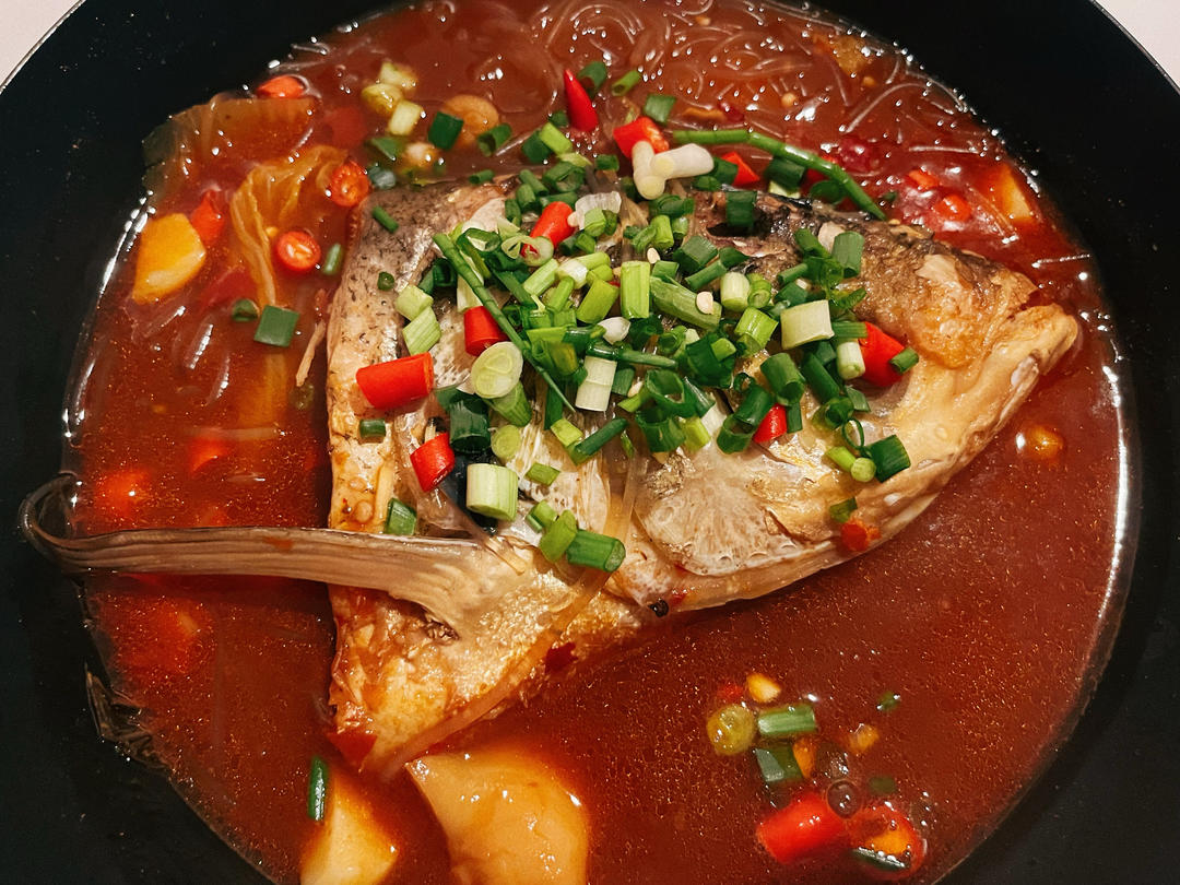 砂锅鱼头煲，超级好吃