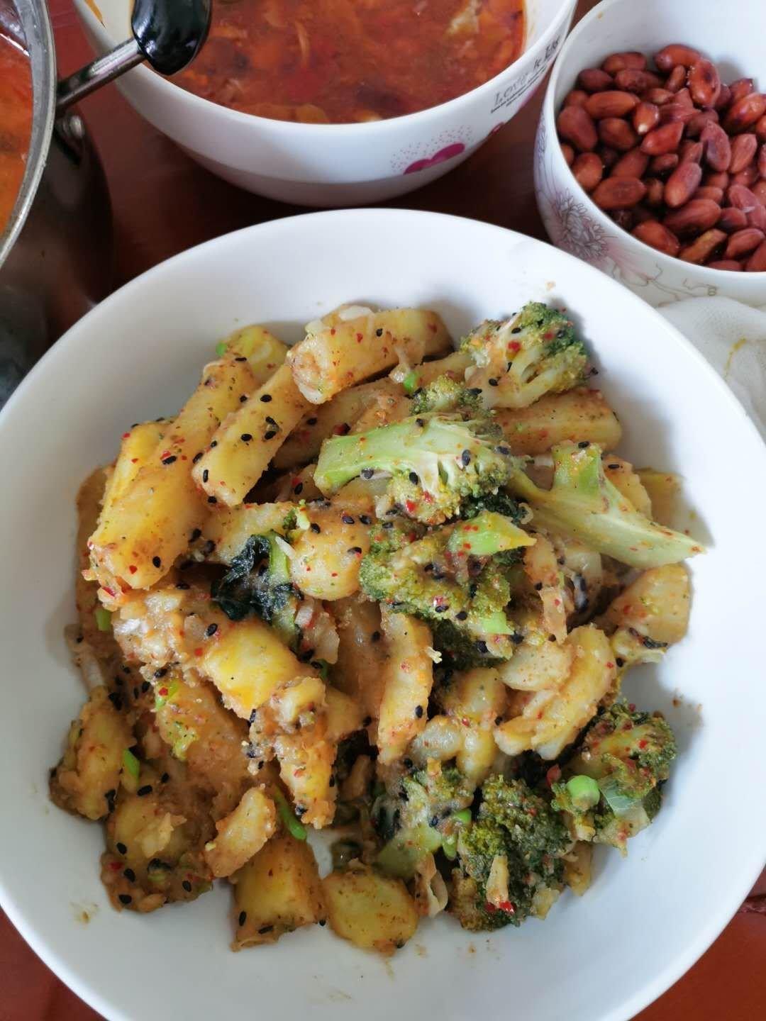 水煎土豆条