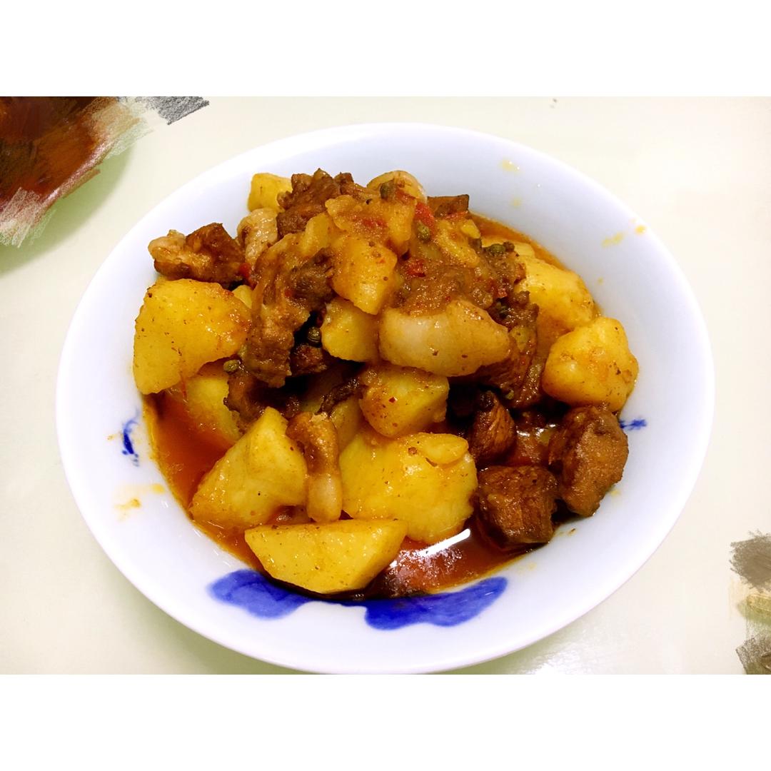 土豆烧肉