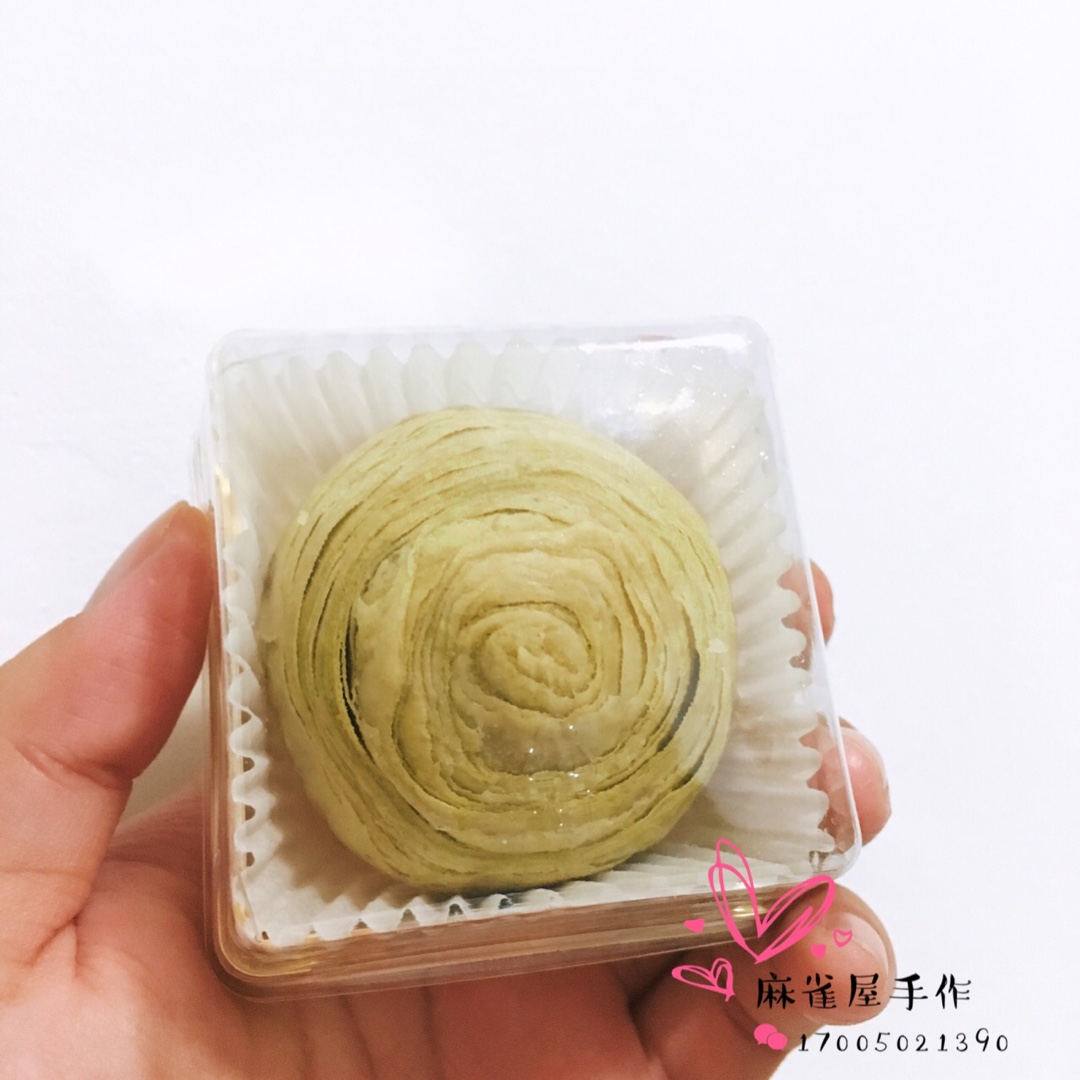 蛋黄酥~紫薯、抹茶、原味~花好月圆，中秋快乐~内附一次做六色蛋黄酥方法~