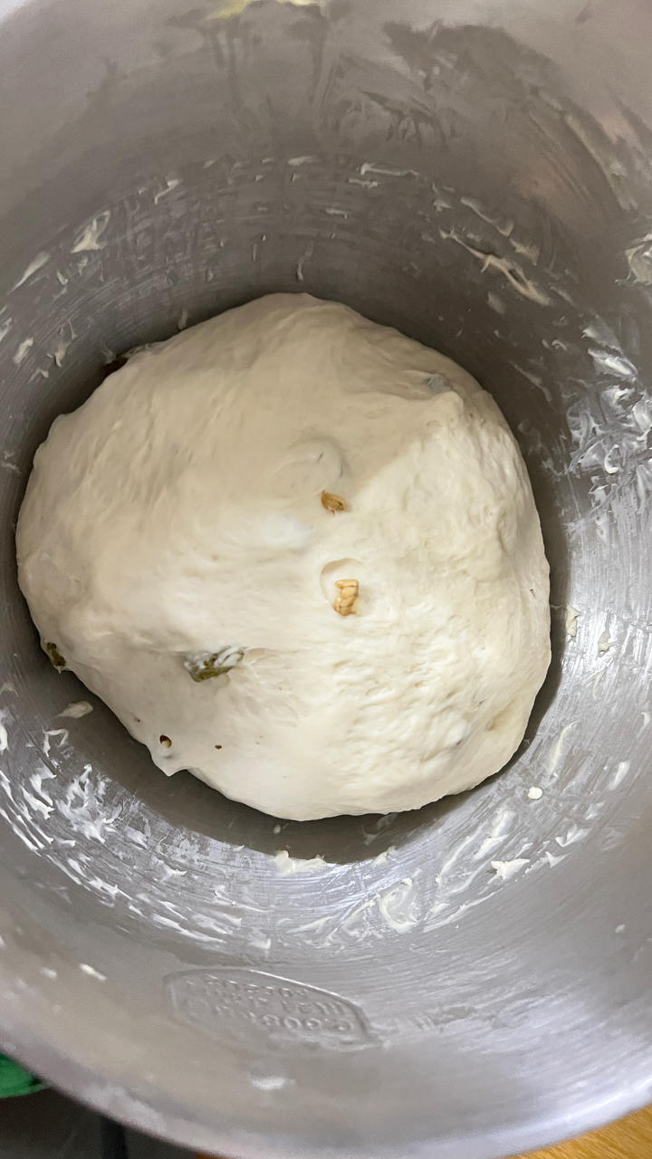 核桃蔓越莓软欧包