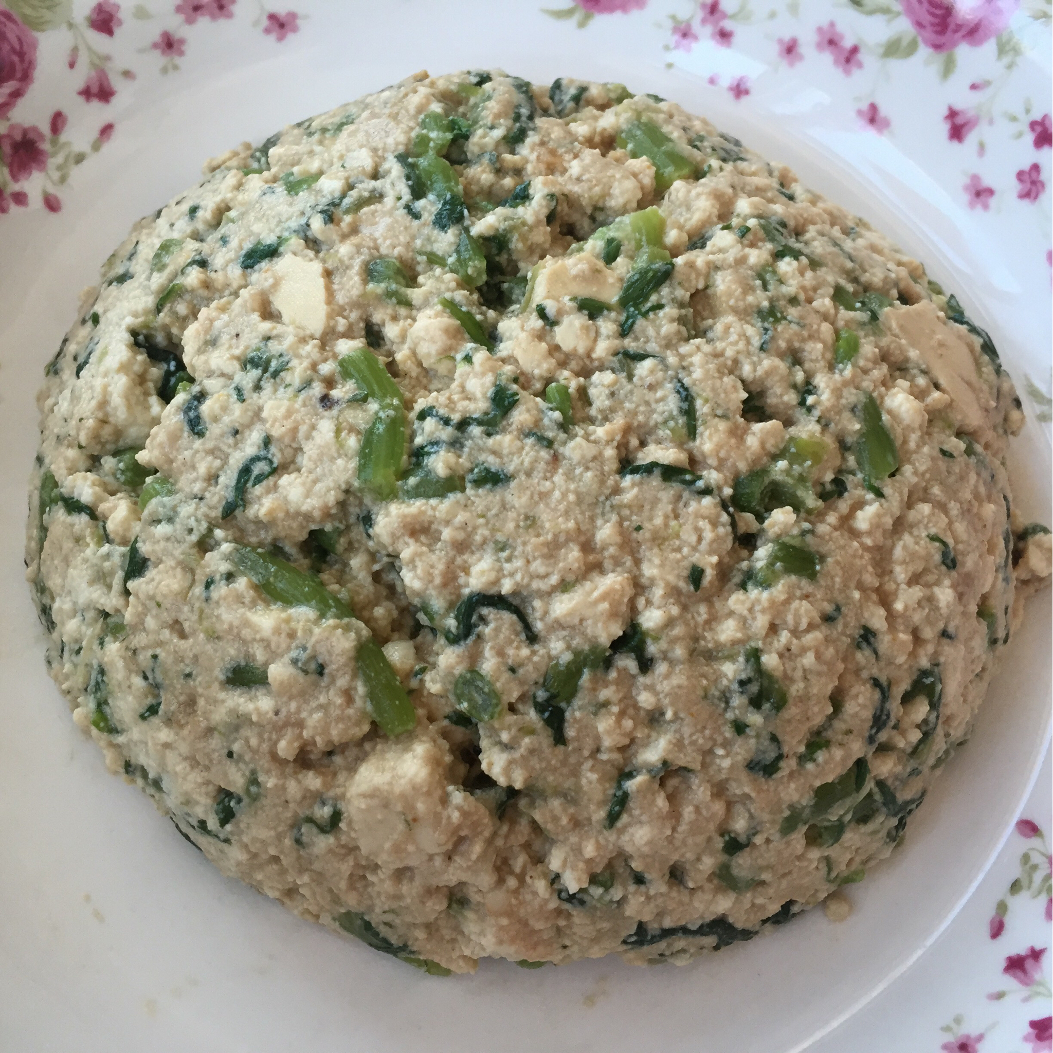 【曼食慢语】茼蒿拌豆腐