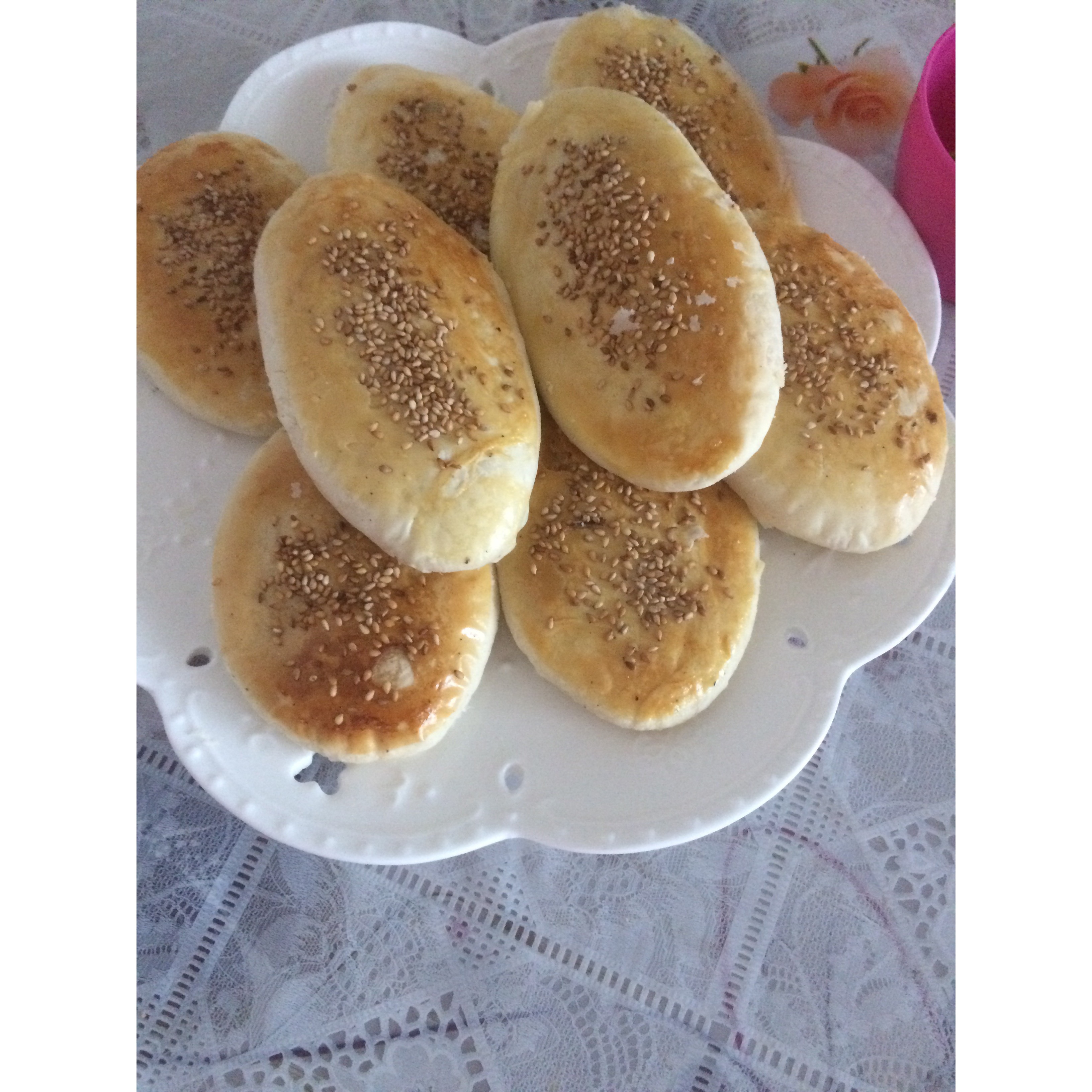 芝麻椒盐牛舌饼（北京小吃）
