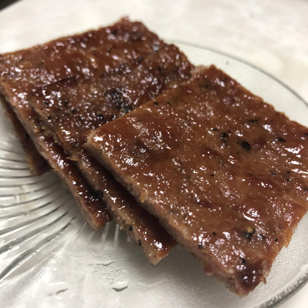 黑椒猪肉干（猪肉脯）的做法
