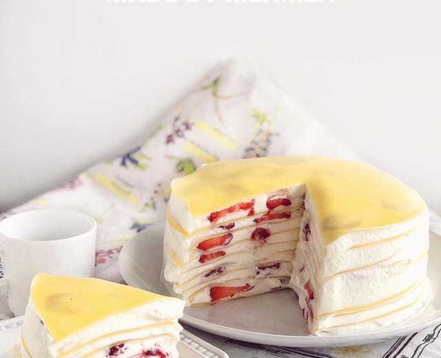 #梦色糕点师挑战#之草莓千层蛋糕