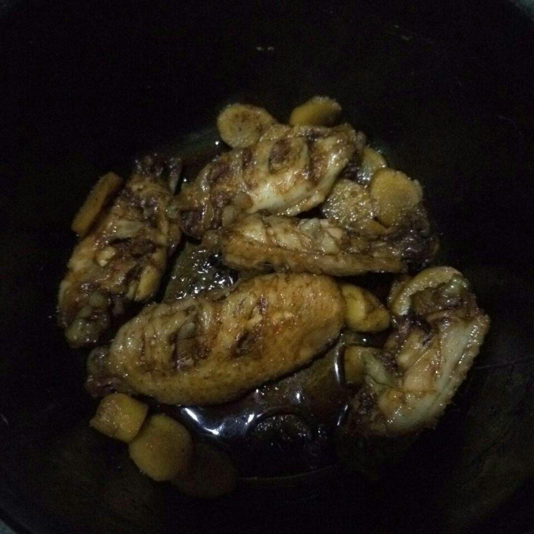 可乐鸡翅(宿舍电热锅)