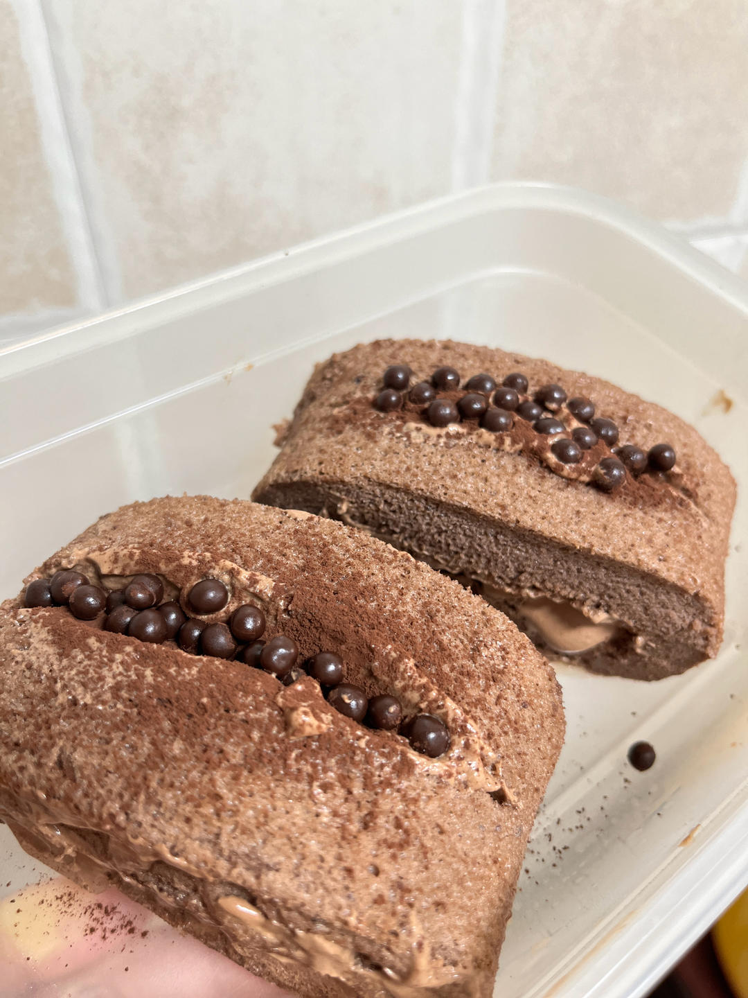 🍫双倍浓郁｜巧克力蛋糕卷｜卷不裂｜不消泡｜脏脏小贝