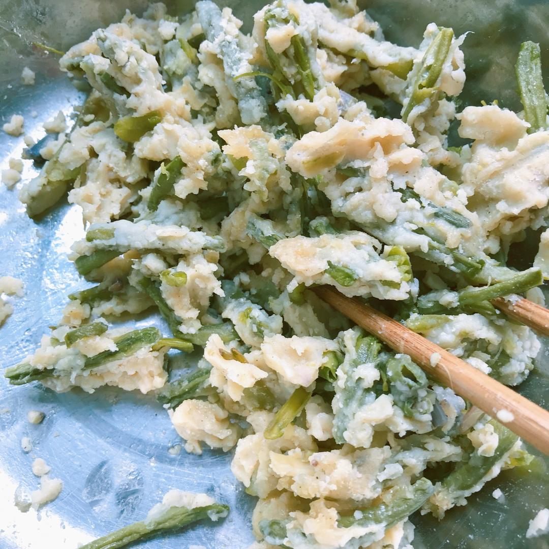 蒸豆角