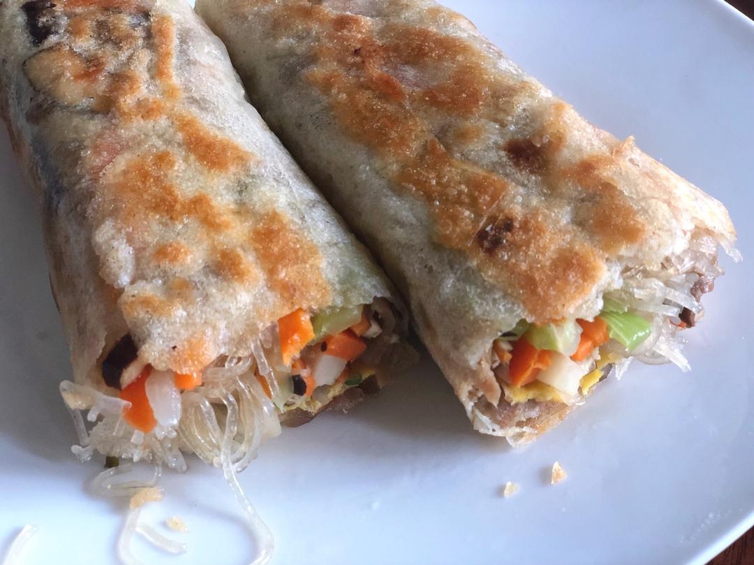 天台小吃-饺饼筒