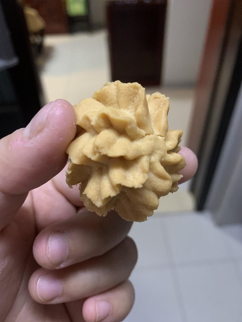 一抿即化酥到掉渣的珍妮曲奇云顶小花/烘焙视频饼干篇1