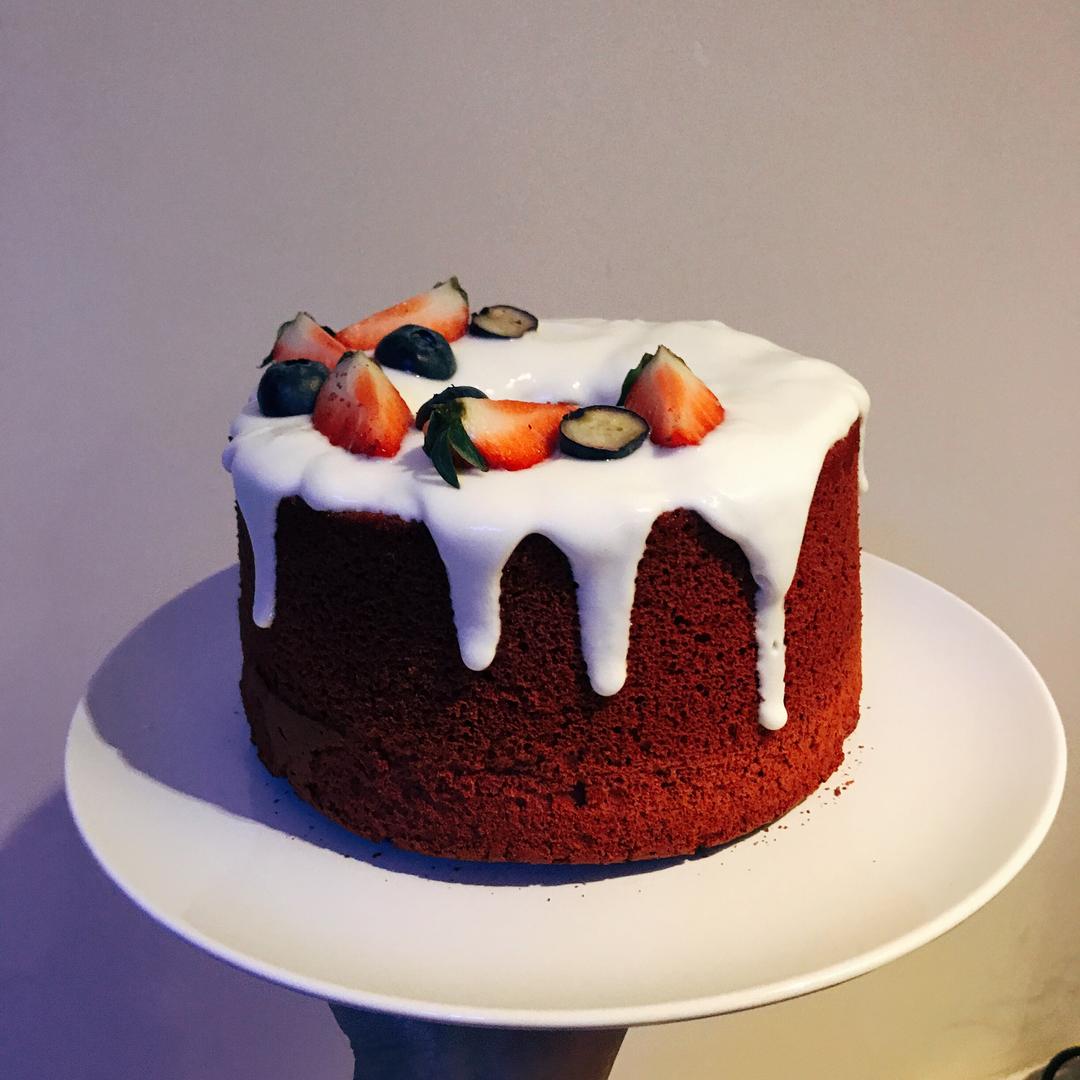 红丝绒戚风的做法