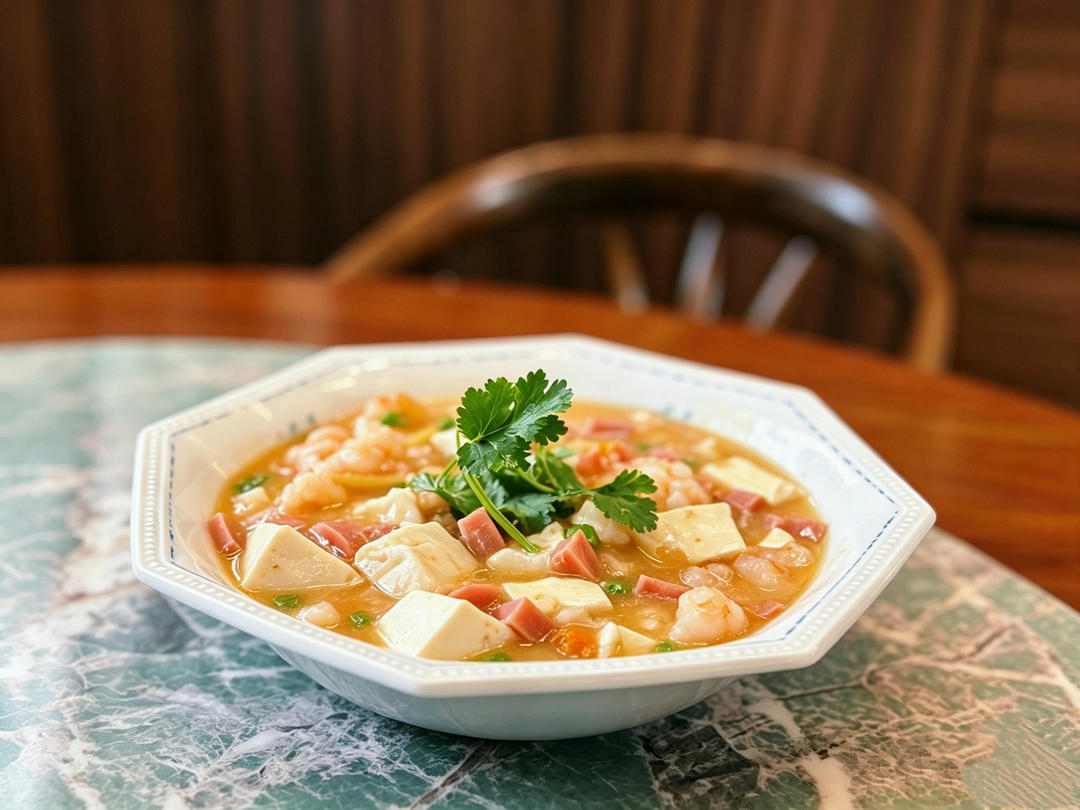蟹黄豆腐羹｜鲜滑浓郁，一口入魂